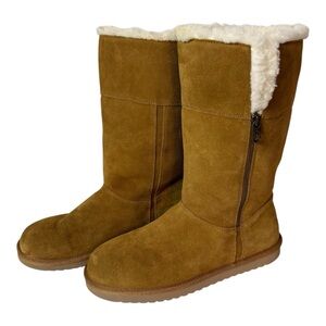 Koolabura by Ugg faux fur lined winter boots suede size US 11 EU 42